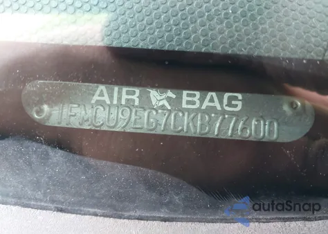 2012 Ford Escape Limited from USA, damaged, VIN 1FMCU9EG7CKB77600